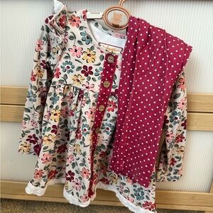 Cheeky Plum Floral Top with Button Detail